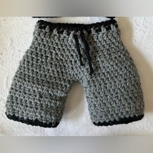 Teddy Bear Pants- Handcrafted crochet